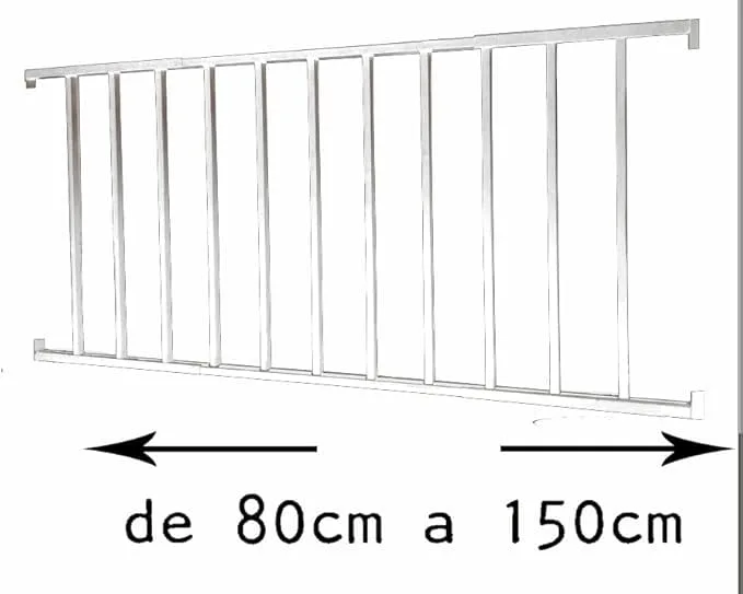 Valla de Seguridad Ajustable para Piscina y Jardín ADAPTTA.COM - Imagen 2