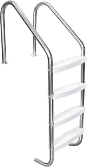 Fruyyzl Escalera de Piscina de 4 Peldaños Antideslizante
