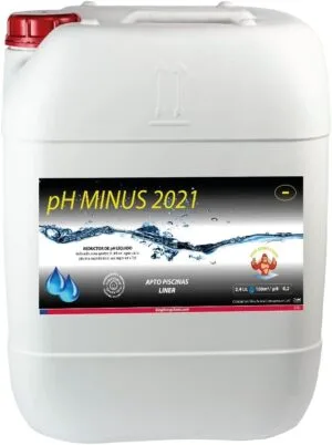Minorador de pH para Dosificación PH Minus 20 Litros -Ácido Sulfúrico al 15%-
