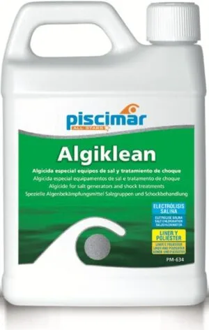 Piscimar PM-634 Algiklean Doble Acción: Algicida y Abrillantador, 1.1 Kg