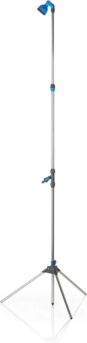 Gre AR104 - Ducha Exterior para Jardines y Piscinas con Trípode y Pincho