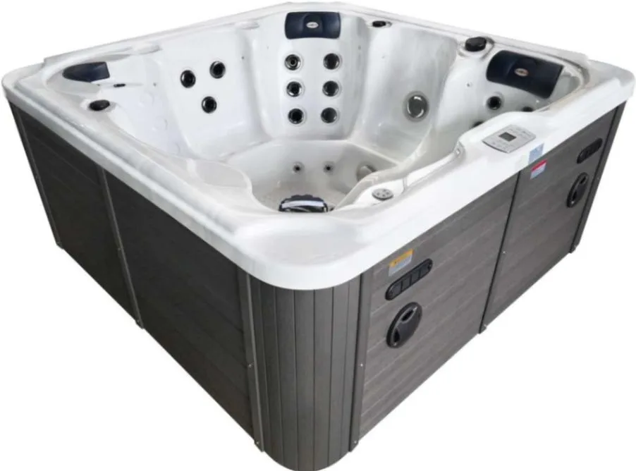 Outdoor Hidromasaje SPA Pool Oasis Maxi Blanco - SPA Outdoor Pool - con Cubierta