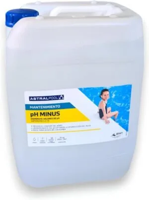AstralPool Minorador pH Minus Líquido - 20 Litros