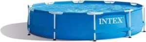 Intex Piscina Redonda Azul con Estructura Metálica Elevada