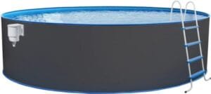 Piscina de Pared de Acero Steinbach Nuovo 350 x 120 cm, Color Antracita