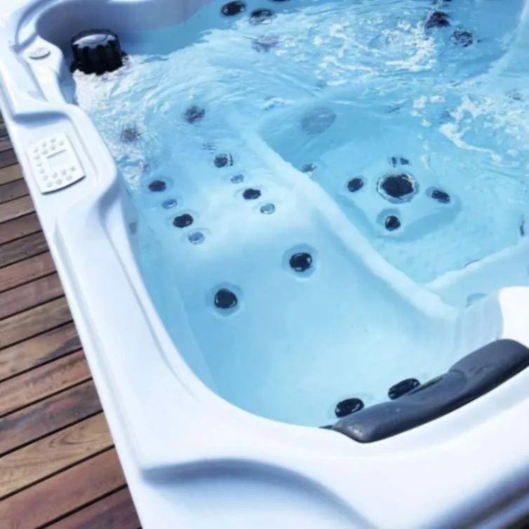 Outdoor Hidromasaje SPA Pool Oasis Maxi Blanco - SPA Outdoor Pool - con Cubierta - Imagen 2