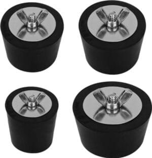 JOJOCY Tapones de Goma de 4 Tamaños para Piscina Enterrada