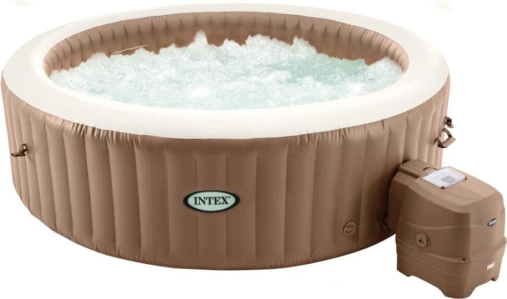 Intex 28412EX Spa Hinchable, Beige, 8 Personas