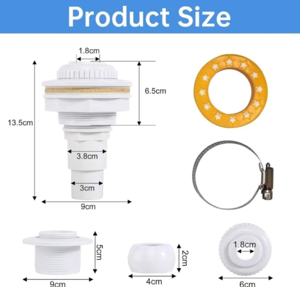 Boquilla de Entrada para Piscina DAZZTIME - Imagen 2