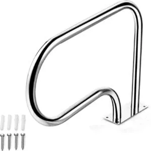 Barandilla Piscina Acero Inoxidable 81x57 cm Pasamanos Seguridad