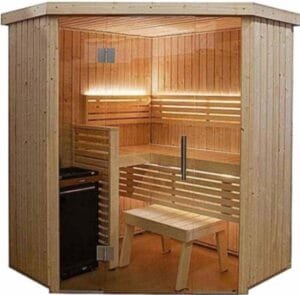 Cabina de Sauna de Esquina Harvia, Sauna para 2-3 Person