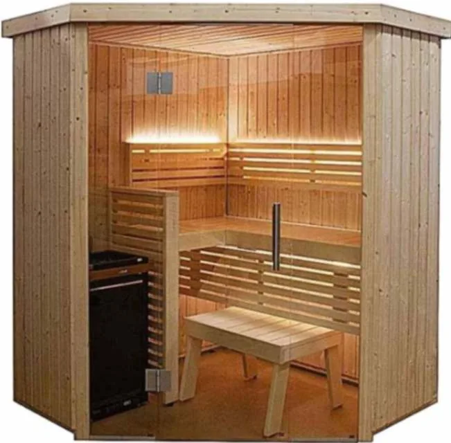 Cabina de Sauna de Esquina Harvia, Sauna para 2-3 Person