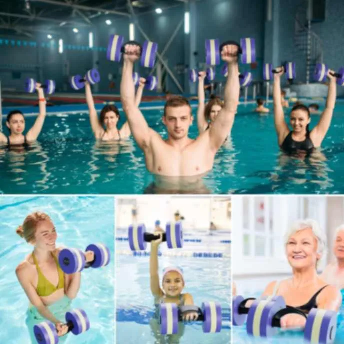 Sportneer Juego de 2 Mancuernas Acuáticas para Ejercicios Aeróbicos - Imagen 2