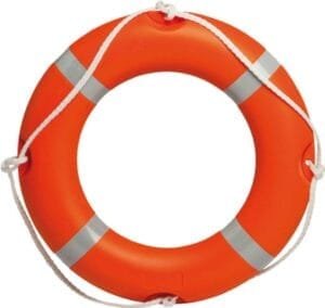 Flotador Anular Náutico Rescate Donut Homologado para Barco y Piscina