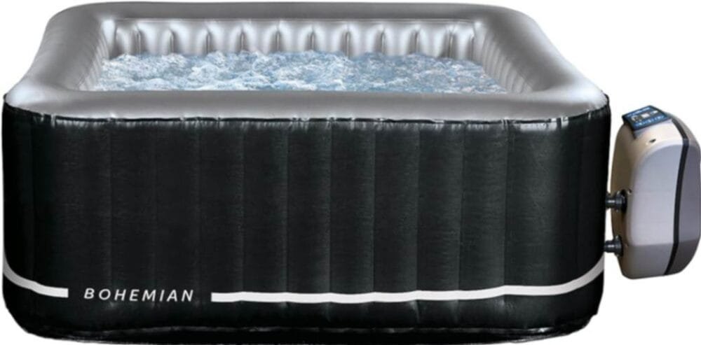 NETSPA Bohemian – Spa Inflable Cuadrado para 2 Plazas –