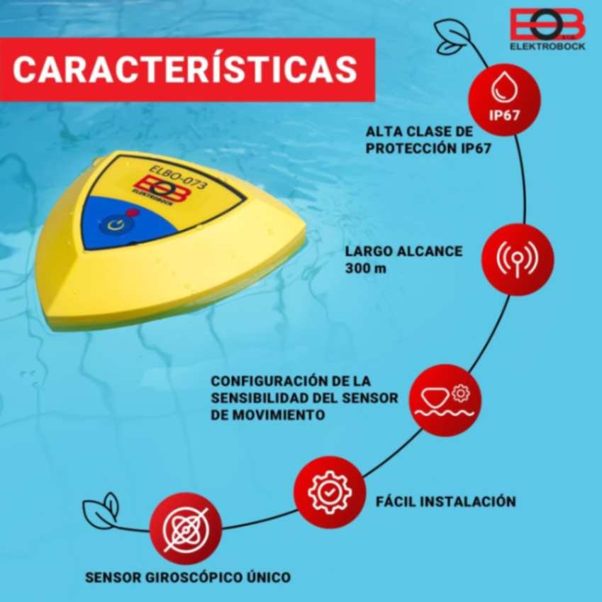 Alarma Inalámbrica para Piscina Elektrobock ELBO-073 - Imagen 2