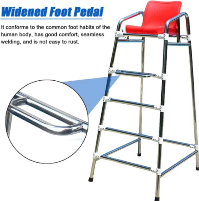 Silla de Socorrista de Acero Inoxidable LZMZMQ para Exteriores - Imagen 2