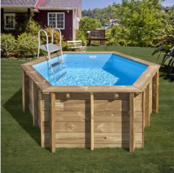 Piscina Redonda de Madera Lili 2 de Gre, 280×107 cm - Imagen 3