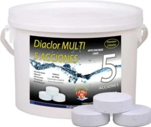 Cloro para Piscinas DIACLOR Multi 5 ACCIONES