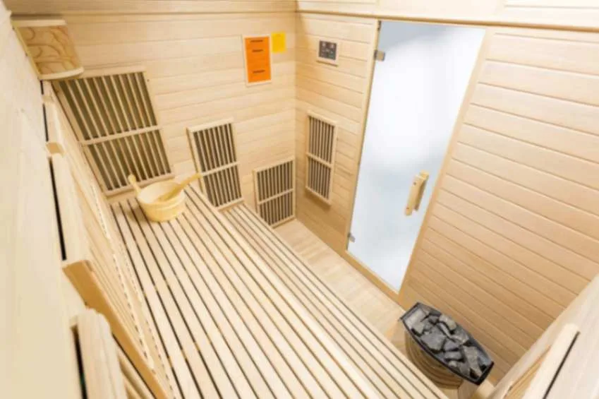 XXXL Luxus - Sauna de Infrarrojos y Cabina de Infrarrojos (Incluye Estufa para 6 Personas) - Imagen 2