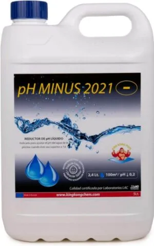 Minorador de pH para Piscinas PH Minus 5 Litros