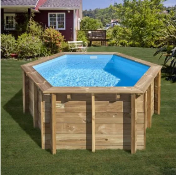 Piscina Redonda de Madera Lili 2 de Gre, 280×107 cm - Imagen 2