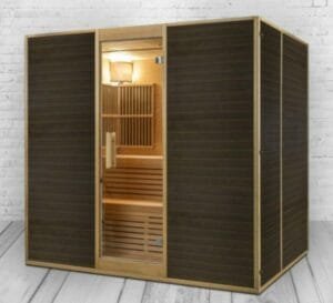 XXXL Luxus - Sauna de Infrarrojos y Cabina de Infrarrojos (Incluye Estufa para 6 Personas)