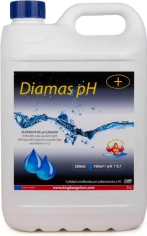 DIAMAS PH Incrementador de pH para Piscinas 5 Litros