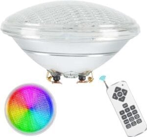 LEDMO Focos LED Sumergibles para Piscina 40W RGB con Control Remoto
