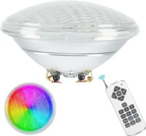 LEDMO Focos LED Sumergibles para Piscina 40W RGB con Control Remoto