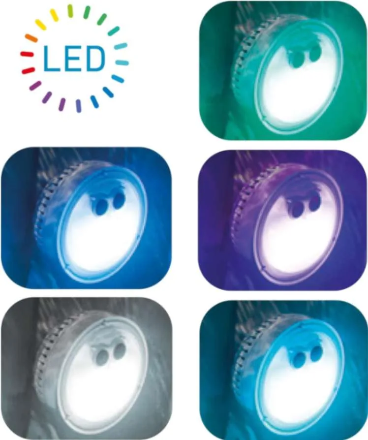 Intex 55027 - Luz Spa Burbujas, 5 Colores, - Imagen 2