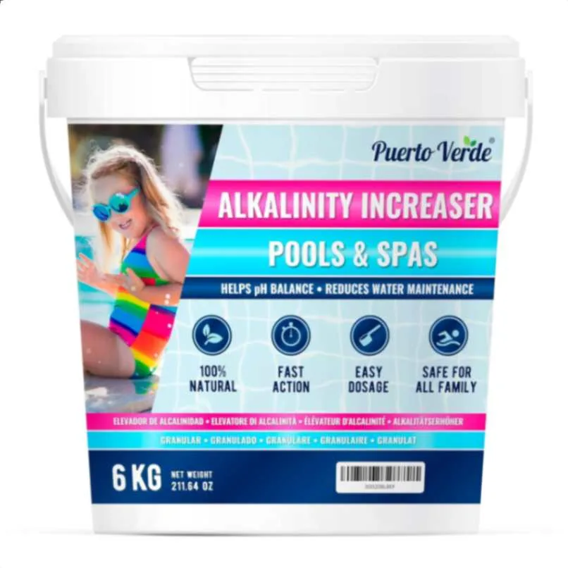 Puerto Verde Elevador de Alcalinidad para Piscinas y Spas - 6 kg