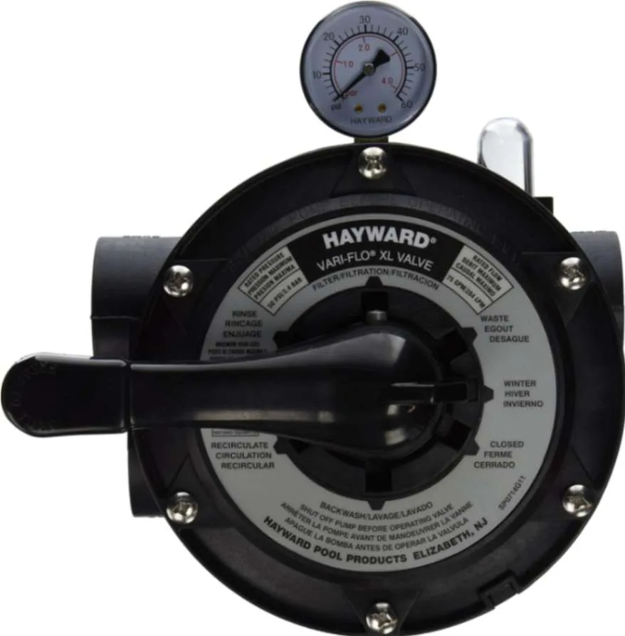 Válvula Selectora de 7 Posiciones Hayward SP0714TE para Filtros de Arena
