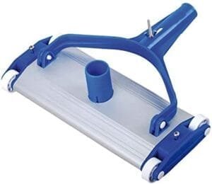 Carro Limpiafondos Inoxidable con Cepillo de Arrastre para Piscinas