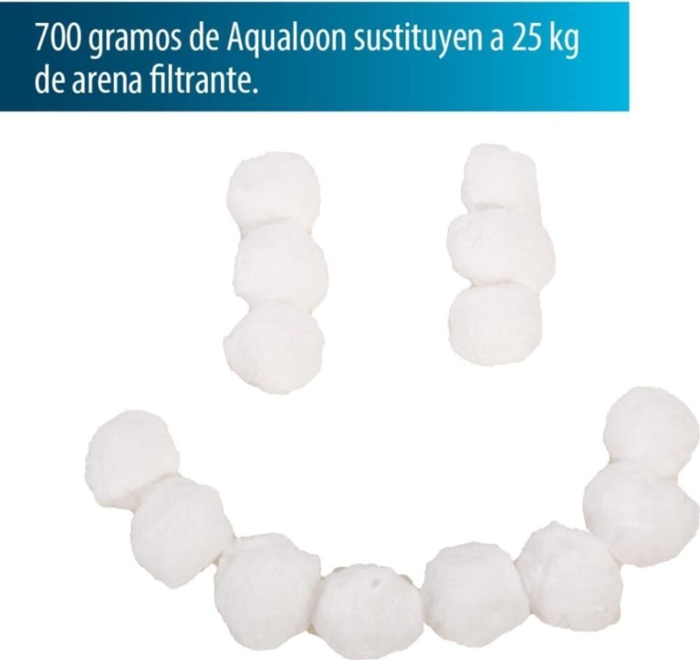 Medio Filtrante AquaForte Aqualoon 700 g - Imagen 2