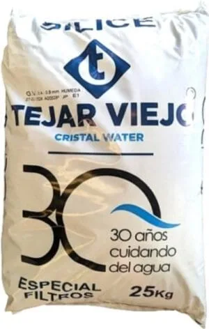 Arena de Sílice Mugar para Filtros de Piscina y Césped Artificial