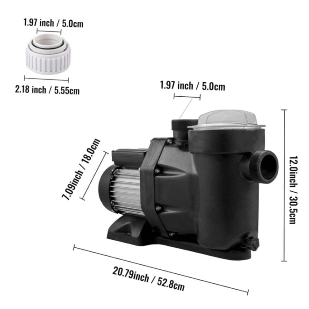 Bomba de Piscina VEVOR 1 HP - Imagen 2