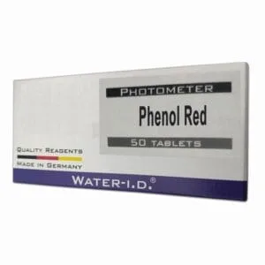 Tabletas de Prueba WINDOW WORLD WATER Phenol Red – Medición de pH (50 Unidades)