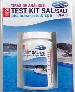 PQS Test Kit de Sal – Tiras Reactivas para Medición de Sal en Piscinas (20 Unidades)