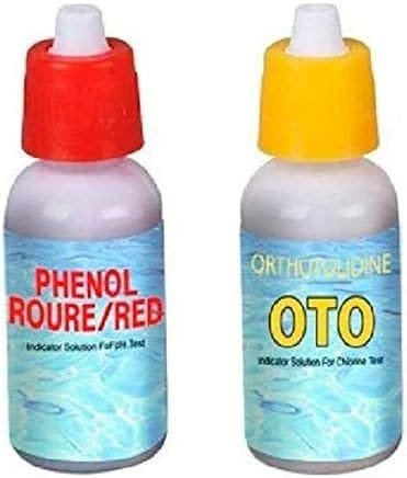 Recambio de Reactivos OTO y Phenol Red para Test Kit Básico – Medición de Cloro y pH