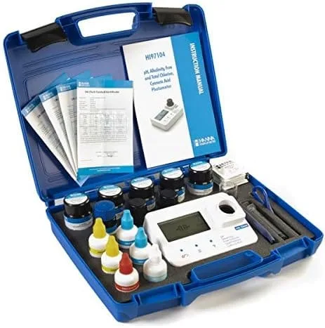 Fotómetro Portátil HANNA HI97104, 5 en 1 para Análisis de Agua