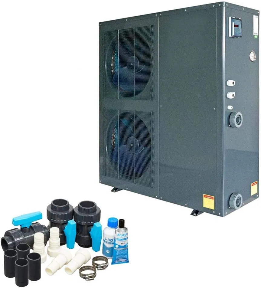 Bomba de Calor para Piscina well2wellness MIDA.Quick 26 – Alta Capacidad de Calentamiento con Set de Bypass - Imagen 2