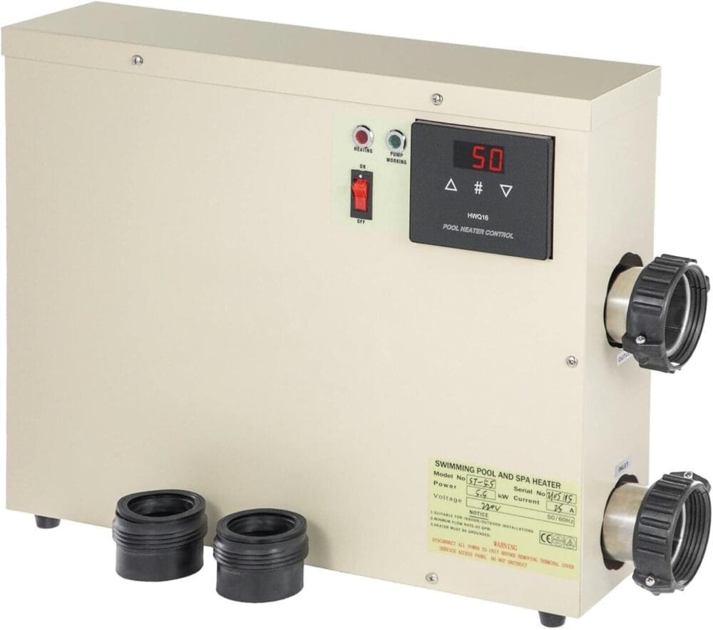 ZYJIX – Calentador de Agua Digital Eléctrico para Piscinas y Spas (11 kW)