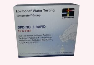 Lovibond Tabletas Reactivas DPD No. 3 para Medición de Cloro Total – Recarga 250 Unidades