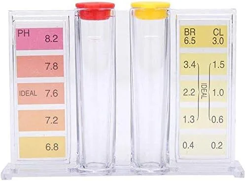 TAMAR Test Kit de Gotas – Medición de pH y Cloro/Bromo para Piscinas - Imagen 2