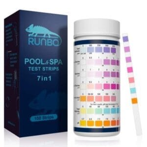 RUNBO Tiras Reactivas 7-en-1 para Piscinas y Spas – Análisis Completo (150 Unidades)