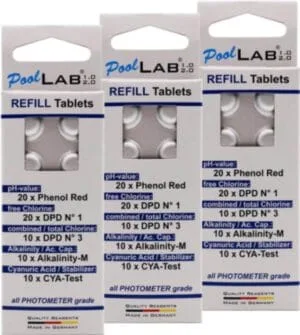 Recarga de Tabletas MediMuc para Fotómetros – Análisis Completo de Agua (210 Unidades)