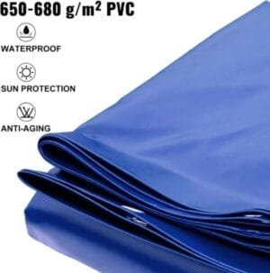 Lona Solar VEVOR para Piscinas Rectangulares 4 x 8 m - Protección, Aislamiento y Seguridad Todo el Año