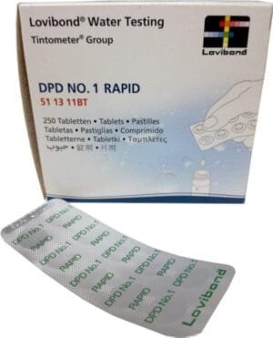 Tabletas Lovibond DPD No. 1 para Análisis Rápido de Agua