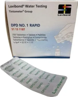 Tabletas Lovibond DPD No. 1 para Análisis Rápido de Agua